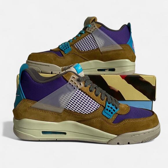 Jordan 4 Retro SP 30th Anniversary Union Desert Moss - size 11M  12.5W US  44 EU - Picture 3 of 8